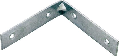 ProSource CB-Z06-013L Corner Brace, 6 in L, 6 in W, 1-1/8 in H, Steel, Zinc-Plated, 4.5 mm Thick Material Sells in Quantity of 5