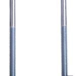 ProSource LR351 U-Bolt, 5/16 in Thread, 3 in L Thread, Steel, Zinc Sells in Quantity of 10