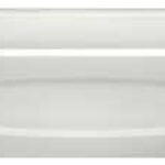 American Standard Colony Series 0182000.020 Bathtub, 60 in L, 30 in W, 16-1/4 in H, Porcelain/Steel, White, Glossy