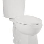 American Standard 3383516ST.020 Flush Toilet, Elongated Bowl, 1.6 gpf Flush, 16-1/2 in H Rim