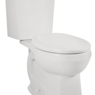 American Standard 3383516ST.020 Flush Toilet, Elongated Bowl, 1.6 gpf Flush, 16-1/2 in H Rim