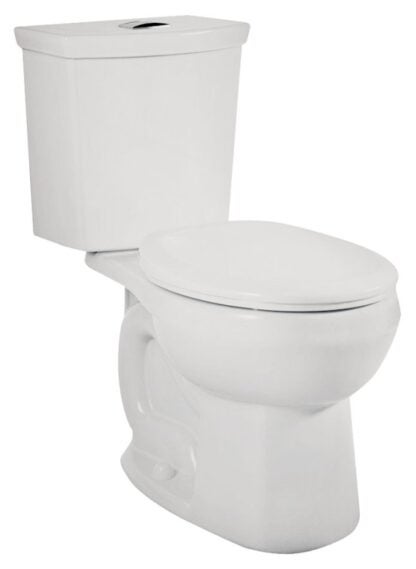 American Standard 3383516ST.020 Flush Toilet, Elongated Bowl, 1.6 gpf Flush, 16-1/2 in H Rim