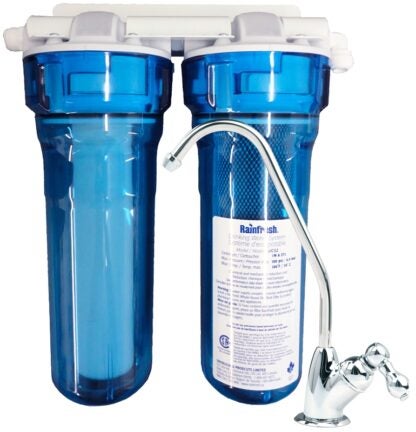 Rainfresh UCS2 Under-Sink Water Filter System, 0.75 gpm, 3-Stage