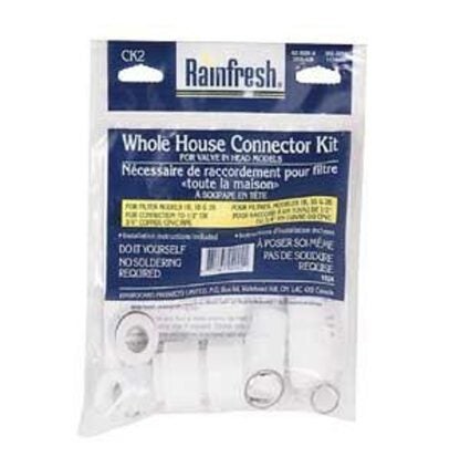 Rainfresh CK2 Connector Kit, For: Rainfresh FC050, FC150, FC250, FC350 Whole House Filter