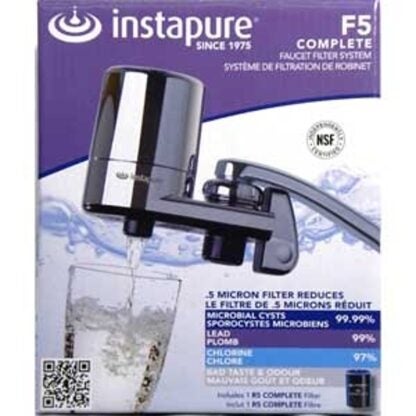 Rainfresh Instapure Series F5C Faucet Filter System, 0.45 gpm