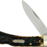 Uncle Henry 5UH Folding Pocket Knife, 2.8 in L Blade, 7Cr17 High Carbon Stainless Steel Blade, 1-Blade