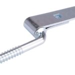 ProSource LR-087PS Hook/Strap Hinge, 5-3/4 in W Frame Leaf, 1-1/4 in H Frame Leaf, 4 mm Thick Leaf, Steel, Zinc