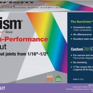 Custom Prism CPG1917 Cement Grout, Pewter, 17 lb Box