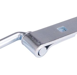 ProSource LR-088PS Hook/Strap Hinge, 7-3/4 in W Frame Leaf, 1-1/4 in H Frame Leaf, 4 mm Thick Leaf, Steel, Zinc