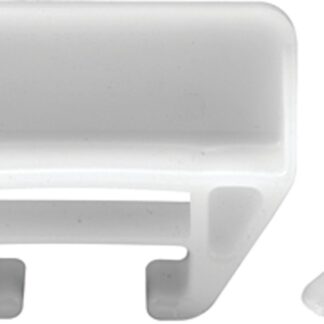 Prime-Line R 7221 Drawer Track Guides and Glides, Plastic/Polyethylene, White Sells in Quantity of 6