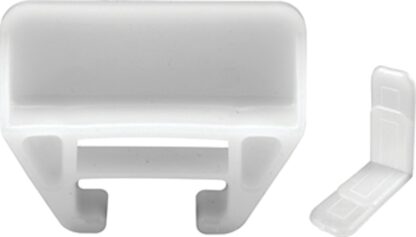 Prime-Line R 7221 Drawer Track Guides and Glides, Plastic/Polyethylene, White Sells in Quantity of 6