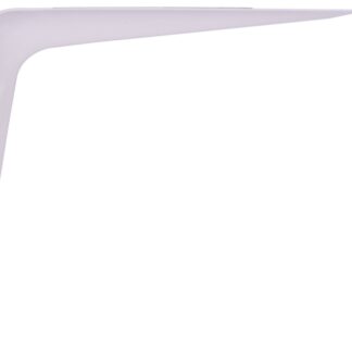 ProSource 21137PHL-PS Shelf Bracket, 40 lb/Pair, 5 in L, 4 in H, Steel, White Sells in Quantity of 20