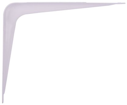 ProSource 21137PHL-PS Shelf Bracket, 40 lb/Pair, 5 in L, 4 in H, Steel, White Sells in Quantity of 20