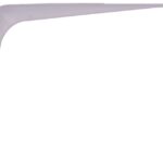 ProSource 21138PHL-PS Shelf Bracket, 65 lb/Pair, 6 in L, 5 in H, Steel, White Sells in Quantity of 20