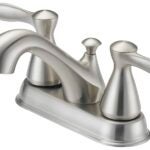 Boston Harbor F51B0010NP Lavatory Faucet, 1.2 gpm, 2-Faucet Handle, 3-Faucet Hole, Metal/Plastic, Brushed Nickel