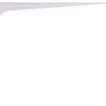 ProSource 21141PHL-PS Shelf Bracket, 182 lb/Pair, 12 in L, 10 in H, Steel, White Sells in Quantity of 20