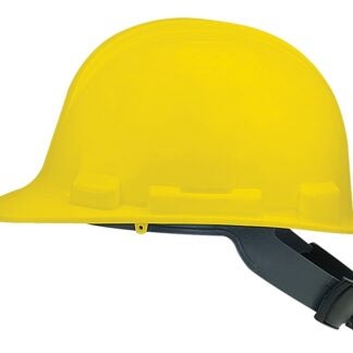 Safety Works SWX00347 Hard Hat, 4-Point Textile Suspension, HDPE Shell, Yellow, Class: E