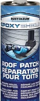 Rust-Oleum 277356 Roof Patch, Black, Liquid, 300 mL