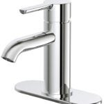 Boston Harbor FS6A0128CP Lavatory Faucet, 1.2 gpm, 1-Faucet Handle, 1 or 3-Faucet Hole, Metal/Plastics, Chrome