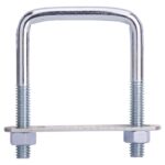 ProSource LR350 U-Bolt, 5/16 in Thread, 1-1/2 in L Thread, 180 lb Working Load, Steel, Zinc Sells in Quantity of 10