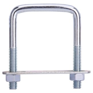 ProSource LR350 U-Bolt, 5/16 in Thread, 1-1/2 in L Thread, 180 lb Working Load, Steel, Zinc Sells in Quantity of 10