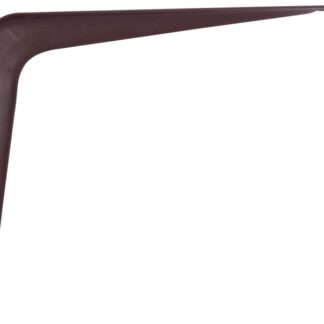 ProSource 21137CHO-PS Shelf Bracket, 40 lb/Pair, 5 in L, 4 in H, Steel, Chocolate Sells in Quantity of 20