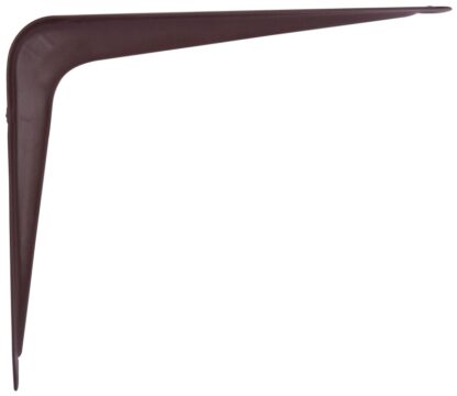 ProSource 21137CHO-PS Shelf Bracket, 40 lb/Pair, 5 in L, 4 in H, Steel, Chocolate Sells in Quantity of 20