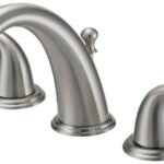 Boston Harbor TQ-FW6B0000NP Lavatory Faucet, 1.2 gpm, 2-Faucet Handle, 3-Faucet Hole, Brass/Plastic/Zinc, Lever Handle