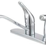 Boston Harbor FS610045CP Kitchen Faucet, 1.8 gpm, 1-Faucet Handle, 4-Faucet Hole, Metal/Plastic, Chrome Plated