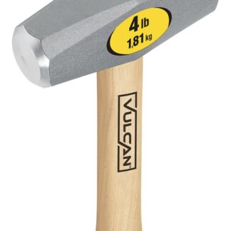 Vulcan 34522 Hammer, 4 lb Head, Drilling, Forged Milled Head, Steel Head