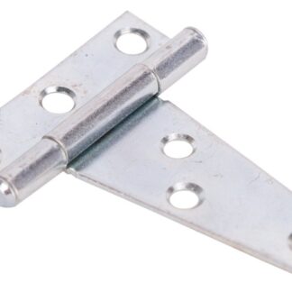 ProSource LTH-Z02-013L T-Hinge, Steel, Zinc, Fixed Pin, 180 deg Range of Motion, 8 (Pc) lb Sells in Quantity of 10