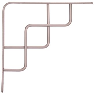 ProSource SB-035PS Contemporary and Decorative Shelf Bracket, 220 lb/Pair, 8 in L, 8 in H, Steel, Satin Nickel