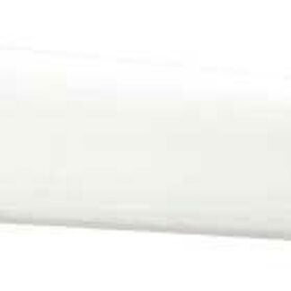 Amerimax T0583 Downspout, 2 in W, 10 ft L, Vinyl, White Sells in Quantity of 6