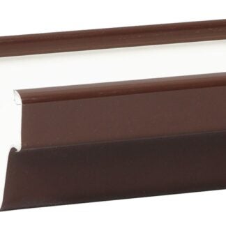 Euramax M1573 Roofing Gutter, 10 ft L, 5 in W, Steel Sells in Quantity of 8