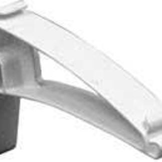 Euramax M0521 Gutter Hook, Vinyl, White Sells in Quantity of 50