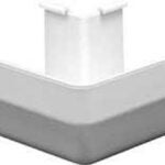 Euramax TUFFFLO M0503 Gutter Outside Corner, 5 in Gutter, Vinyl, White