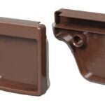 Euramax M1611 End Cap Set, Vinyl, For 5 in K Style Gutter