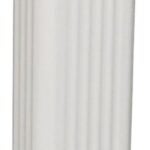 Amerimax 2601100120 Downspout, 10 ft L, Aluminum, White Sells in Quantity of 10