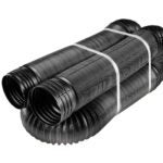 Euramax 50311 Drain Pipe Tubing, 4 in, 25 ft L