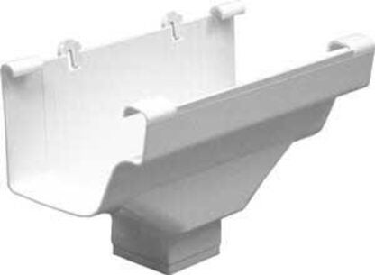 Euramax TUFFFLO M0506-6 Gutter Drop Outlet, Vinyl, White