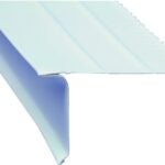 Amerimax 5504500120 Roof Edge, 10 ft L, Aluminum, White Sells in Quantity of 50