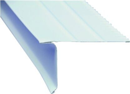 Amerimax 5504500120 Roof Edge, 10 ft L, Aluminum, White Sells in Quantity of 50