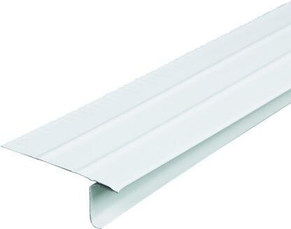 Amerimax 5509900120 Roof Edge, 10 ft L, Aluminum, White Sells in Quantity of 50