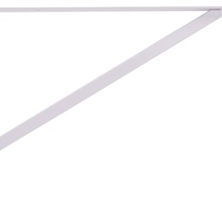 ProSource 21026PHL-PS Heavy-Duty Shelf Bracket, 550 lb/Piece, 20 in L, 13 in H, Steel, White Sells in Quantity of 8