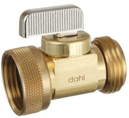 Dahl 521-04-04F-BAG Hose and Boiler Drain Valve, 1/2 in Connection, Male Hose x Female Swivel Hose, 250 psi Pressure