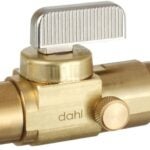 DAHL 521-13-13D-BAG Stop and Isolation Valve, 1/2 x 1/2 in Connection, Solder x Solder, 250 psi Pressure, Brass Body