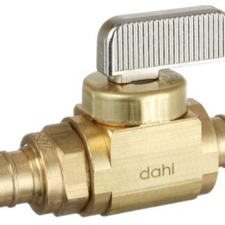 Dahl 521-PX3-PX3-BAG Stop and Isolation Valve, 1/2 x 1/2 in Connection, Crimp, 250 psi Pressure, Manual Actuator