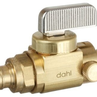 Dahl 521-PX3-PX3D-BAG Stop and Isolation Valve, 1/2 x 1/2 in Connection, Crimp, 250 psi Pressure, Manual Actuator