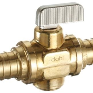 Dahl 521-PX5-PX5-BAG Stop and Isolation Valve, 3/4 x 3/4 in Connection, Crimp, 250 psi Pressure, Manual Actuator