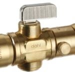 DAHL 521LB-QG3-QG3D Stop and Isolation Valve, 1/2 x 1/2 in Connection, Quick-Grip x Quick-Grip, 250 psi Pressure